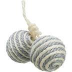 2 Pelotas cuerda sisal con Catnip Trixie
