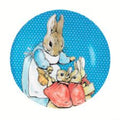 Plato Infantil Azul ilustrado Beatrix Potter