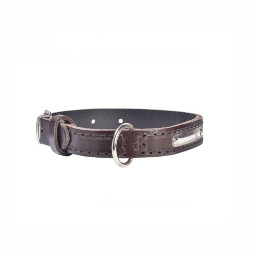 Collar para Perro Grande Joy Cuero Marrón