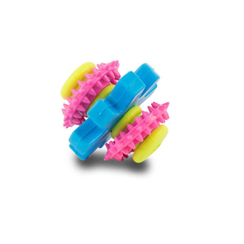 Ruedas giratorias multicolor para perro