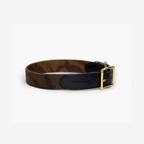 Collar para Perro de Cuero The Scot Camuflaje