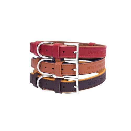Collar para Perro de Cuero Monaco Bowl & Bone