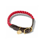 Collar de soga y cuero Found My Animal