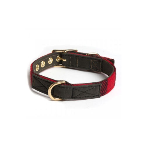 Collar para Perro Buffalo Plaid Wool Found My Animal