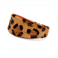 Collar de Cuero para Galgo Animal Print