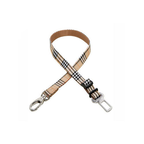 Correa para Coche Brown Tartan Belt