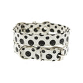 Collar para Perro de Cuero con Correa Black Dot Urban Pup