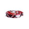 Correa para Perro Red & White Plaid Lead