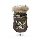 Abrigo para Perro Camouflaje Quilted Parka