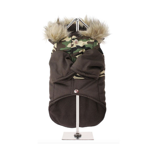 Abrigo para Perro Camouflaje Quilted Parka