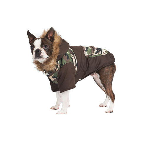 Abrigo para Perro Camouflaje Quilted Parka