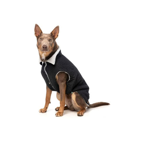 Chaqueta para Perro Rebel Black Jacket FuzzYard