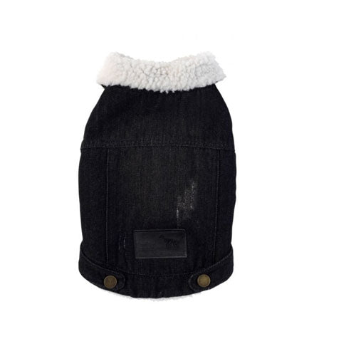 Chaqueta para Perro Rebel Black Jacket FuzzYard