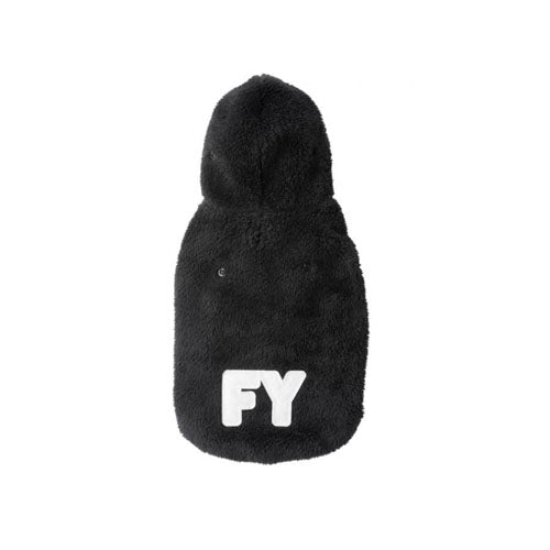 Sudadera para Perro Teddy Negra Fuzzyard