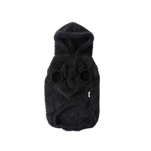 Sudadera para Perro Teddy Negra Fuzzyard
