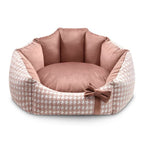 Glamour Pink Dog Bed Oh Charlie