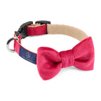 Glam Amaranth Bow Tie Collar Oh Charlie
