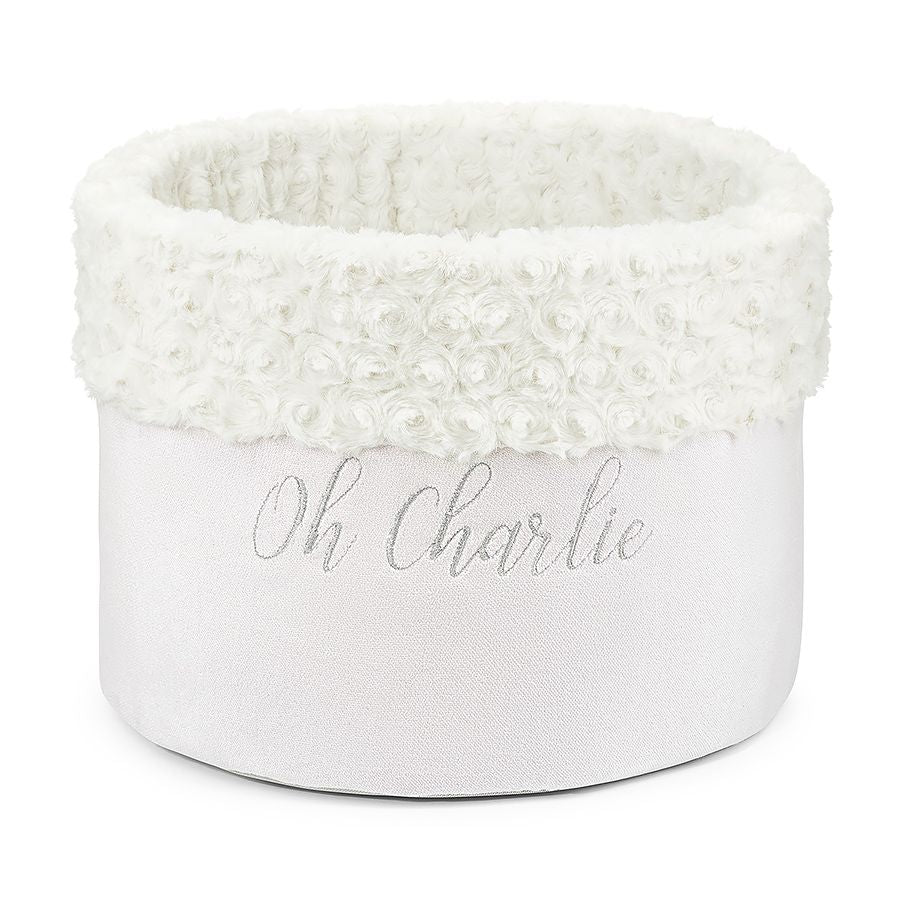 Cesta de Juguete Blanco Oh Charlie