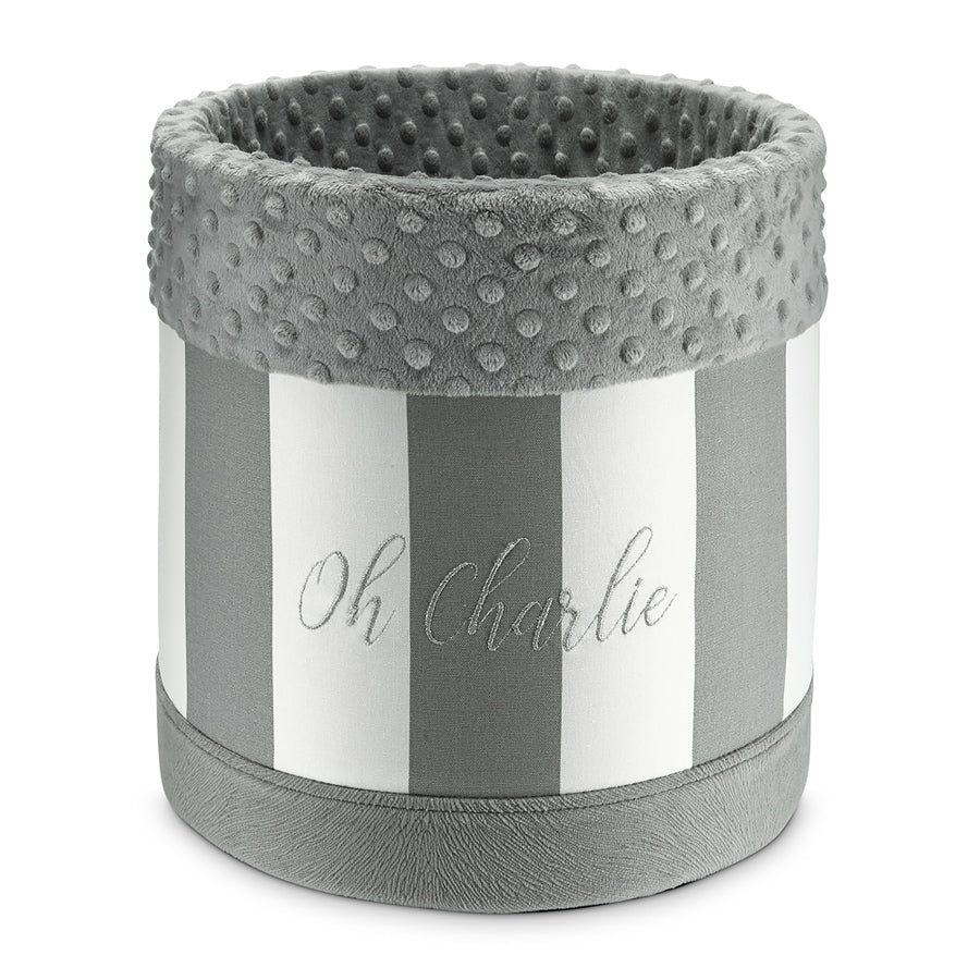 Cesta de juguete Lisboa Oh Charlie Gris