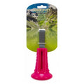 Cepillo dental rosa con tirador