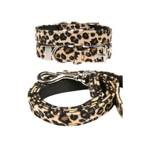 Set collar y correa para perro Animal Print Urban Pup