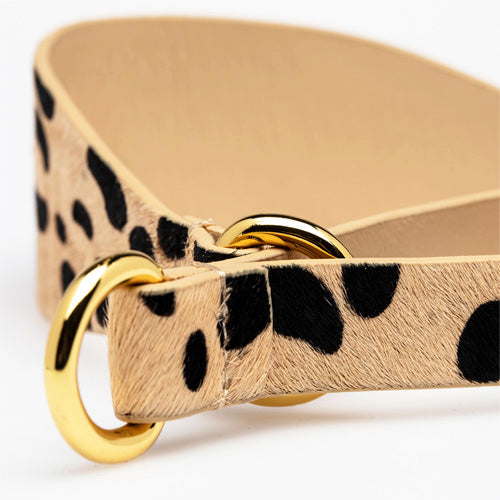 Collar Martingale Leopardo Cuero