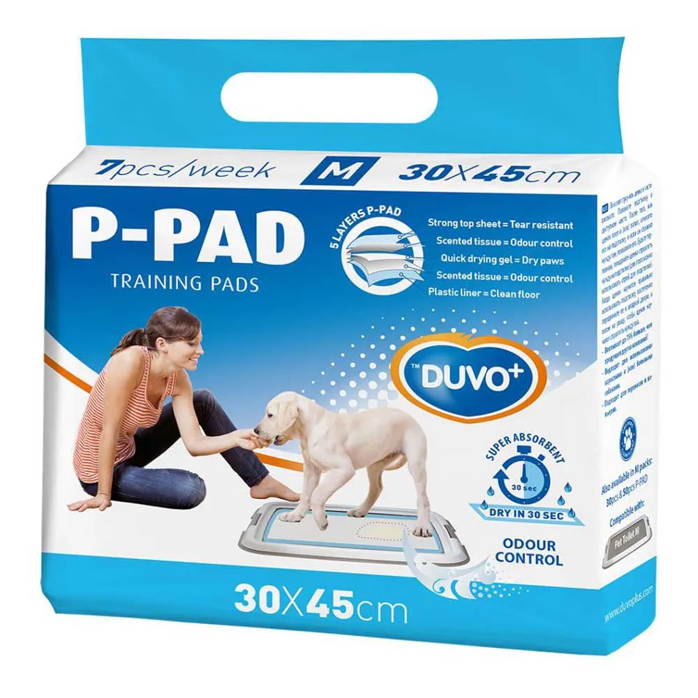WC para mascotas +7 almohadillas mediano M- DUVO