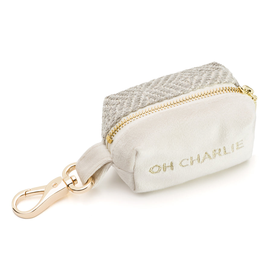 Porta bolsas para excrementos de perros Florence Oh charlie Beige