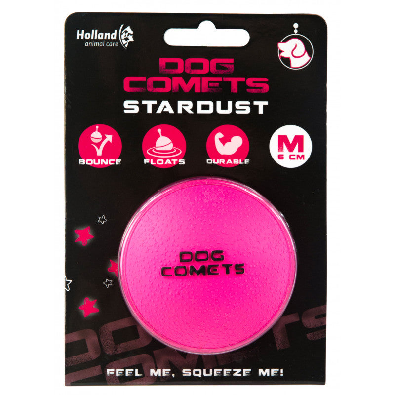 Pelota Dog Comets Stardust de goma natural