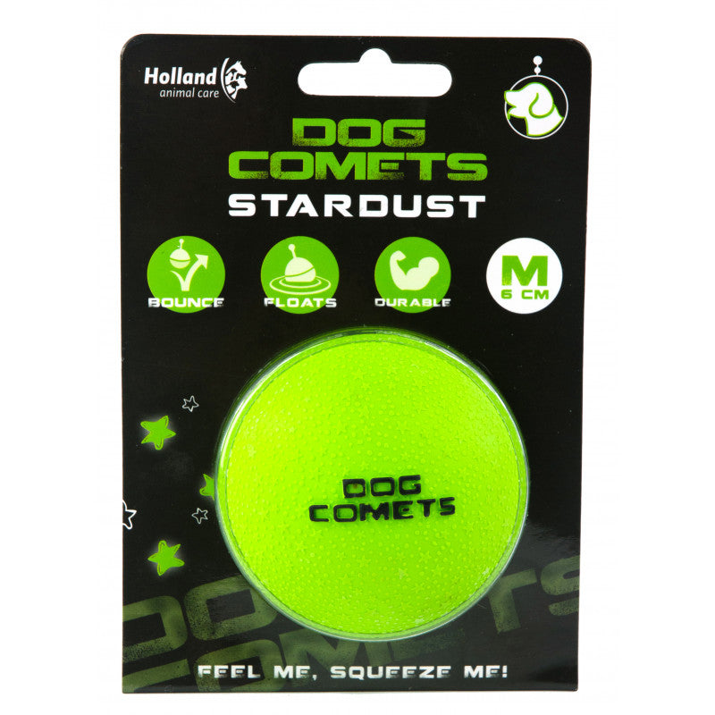 Pelota Dog Comets Stardust de goma natural
