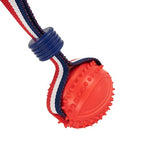 Elastic ball launcher