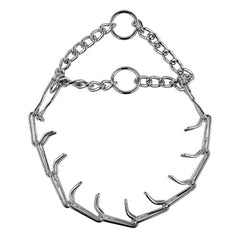 Collar Cromado Púas Acero