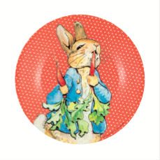 Plato Infantil Azul ilustrado Beatrix Potter