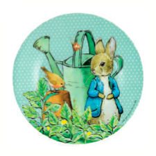 Plato Infantil Azul ilustrado Beatrix Potter
