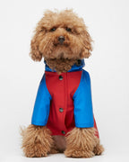 Sarah Waterproof Jacket Blue and Red