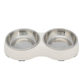 Set de comedero blanco plano melamina