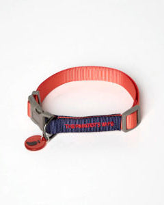 Collar Sonia en bermellón y marino