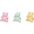 Flamingo -effo- dog toy display with bear, hippopotamus, and elephant