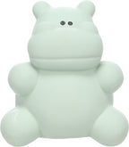 Flamingo -effo- dog toy display with bear, hippopotamus, and elephant