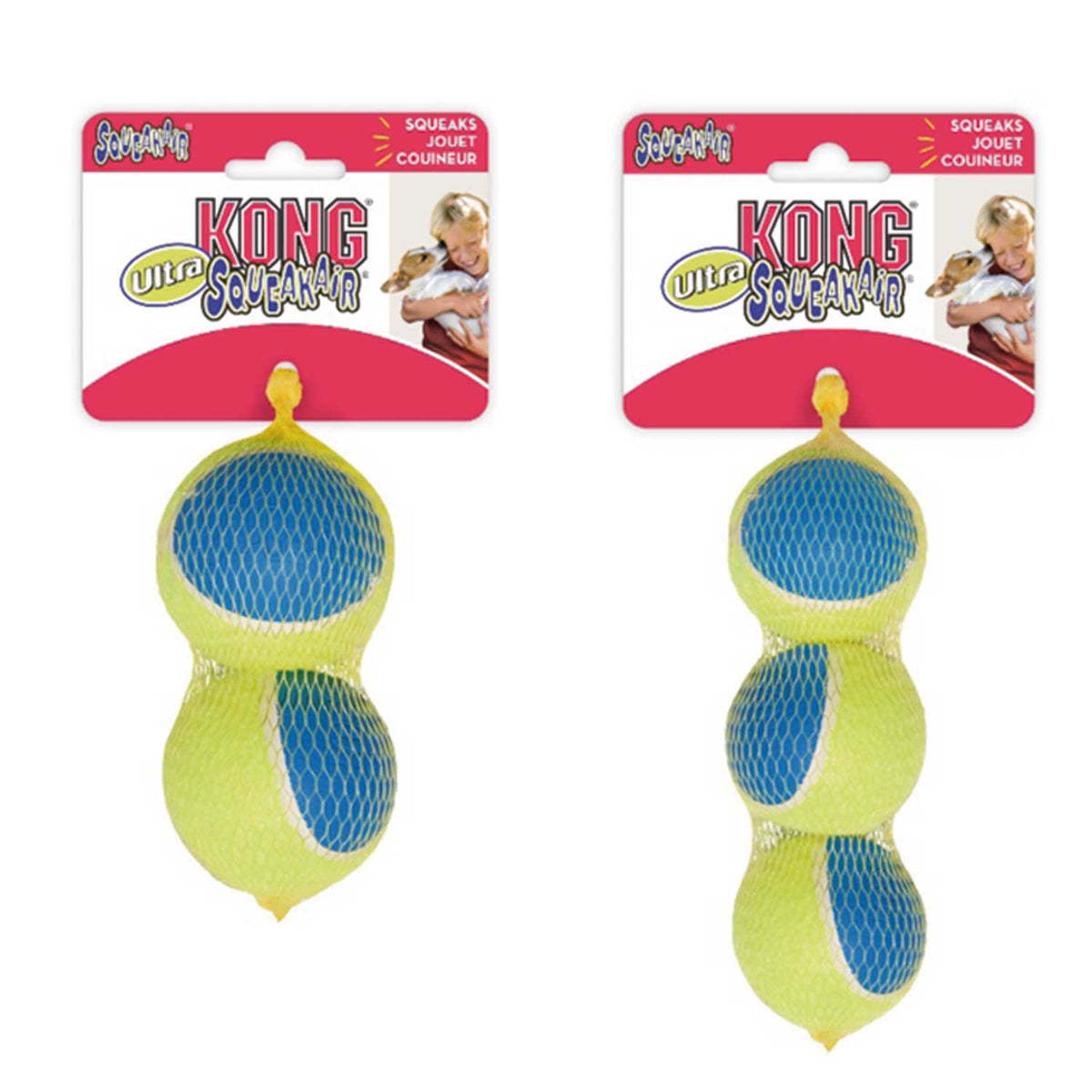 SQUEAKAIR ULTRA BALL (3 STÜCK) - Kong