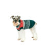 Jersey para Perro navideño verde Fair Isle Vintage