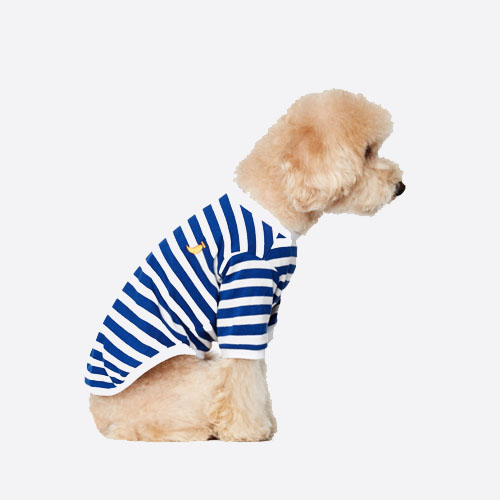 BBsmile Suéter Perro Ropa Perro pequeño Invierno Perro Mono Ropa de la Camiseta Raya de la Solapa Cachorro de algodón Mascota Ropa para Perros Ropa Perrito Cachorro 